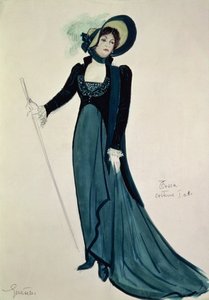 Kostumedesign til Tosca, fra operaen 