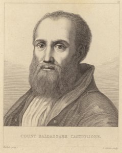 Grev Baldassare Castiglione (1478-1529) af Italian School