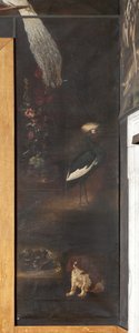 Hund og grå kronet trane, Myth of Orpheus af Italian School