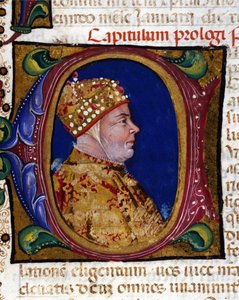 Doge Antonio Venier, belyst portræt af 1382, af Italian School