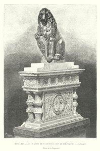 Donatello, løven fra Firenze, kendt som Le Mazocco af Italian School
