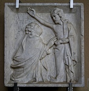 Tvivler på St. Thomas (marmor) af Italian School