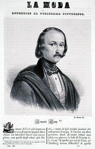 Ernesto Coop, graveret af G. Riccio (litho) af Italian School