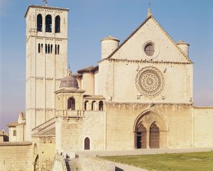 Overkirkens ydre, 1228-53 af Italian School