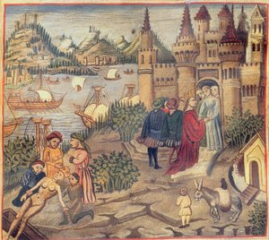 Faksimile fra Salerno-skolen, fra medicinkanonen af Avicenna (Ibn Sina) (980-1037)