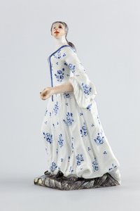 Kvindefigur (porcelæn) af Italian School