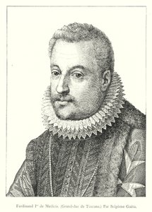 Ferdinand II de Medicis, storhertug af Toscana, Par Scipione Gaeta (gravering) af Italian School