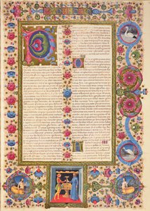 Fol.208r Brev fra St. Paul til Timothy, fra Borso d