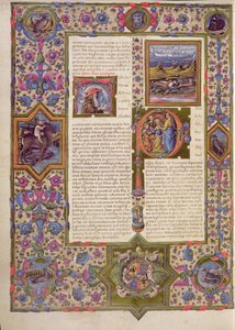 Fol.270v Åbning til Salomons Bog, fra Borso d