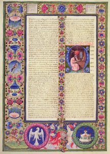 Fol.292v Åbning af Prologen af Ecclesiasticus, fra Borso d