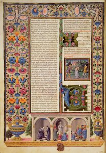 Fol.3v Prolog til Profeternes Bog (Esajas), fra Borso d