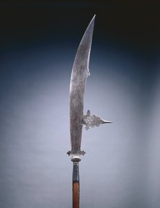 Glaive, Venedig, ca. 1600-20 (stål og træ) af Italian School