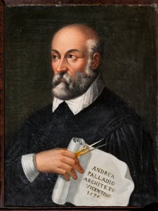 Gæstelogi: portræt af arkitekten og scenografen Andrea Palladio af Italian School