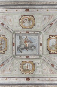 Hall of Perseus: bevinget hest af Italian School