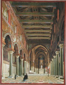 Interiør af Duomo di Monreale, Sicilien af Italian School