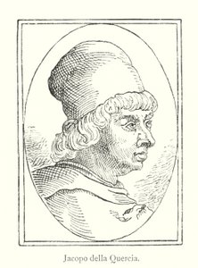 Jacopo della Quercia (gravering) af Italian School