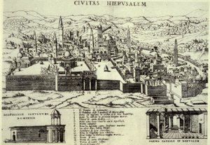 Jerusalem, 1581 af Italian School