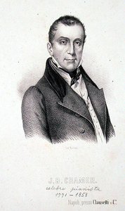 Johann Baptist Cramer (1771-1858) graveret af Richter (gravering) af Italian School
