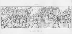 Trajans søjle, Trajans søjle (gravering) af Italian School