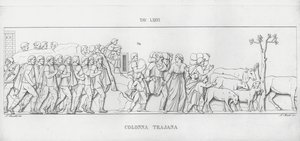 Trajans søjle, Trajans søjle (gravering) af Italian School
