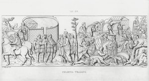 Trajans søjle, Trajans søjle (gravering) af Italian School