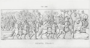 Trajans søjle, Trajans søjle (gravering) af Italian School