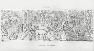 Trajans søjle, Trajans søjle (gravering) af Italian School