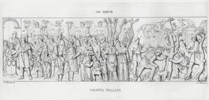 Trajans søjle, Trajans søjle (gravering) af Italian School