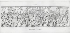 Trajans søjle, Trajans søjle (gravering) af Italian School