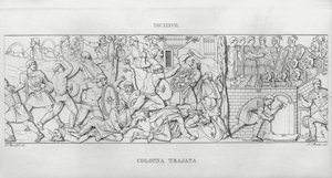 La Colonna Trajana, Trajans søjle (gravering) af Italian School