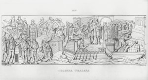 Trajans søjle, Trajans søjle (gravering) af Italian School