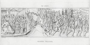 Trajans søjle, Trajans søjle (gravering) af Italian School