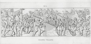 Trajans søjle, Trajans søjle (gravering) af Italian School