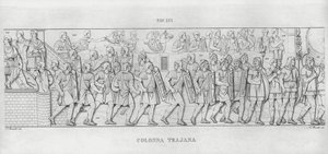 Trajans søjle, Trajans søjle (gravering) af Italian School