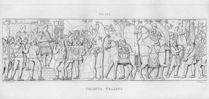 Trajans søjle, Trajans søjle (gravering) af Italian School