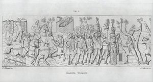 Trajans søjle, Trajans søjle (gravering) af Italian School