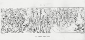 Trajans søjle, Trajans søjle (gravering) af Italian School