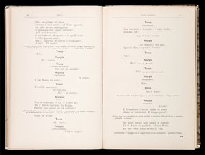 Libretto af Tosca af Giacomo Puccini, Ricordi Edition, Italien af Italian School