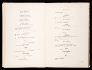 Libretto af Tosca af Giacomo Puccini, Ricordi Edition, Italien af Italian School
