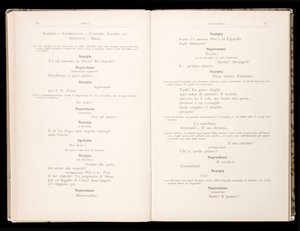 Libretto af Tosca af Giacomo Puccini, Ricordi Edition, Italien af Italian School