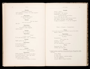Libretto af Tosca af Giacomo Puccini, Ricordi Edition, Italien af Italian School