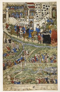 MS Add.27695 fol.6v Tempelherrernes ødelæggelse og kong Filip IV