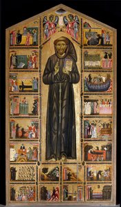 Mester (Maestro) del San Francesco Bardi. Florentinsk skole i første halvdel af det 13. århundrede. Altertavle af San Francesco d