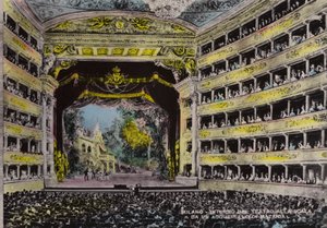 Milano, interiør, Theatro Alla Scala (foto) af Italian School