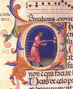 Ms 559 f.113v Historikert initial 
