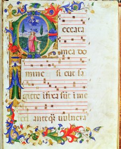 Ms 577 f.1 Historikert initial 