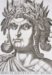 Nero Cæsar (37-68 e.Kr.), 1596 af Italian School