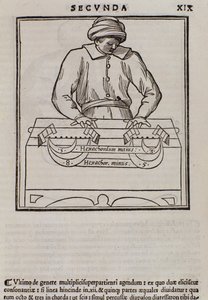 Side fra Musica theorica af Lodovico Fogliani (1475?-1542) (eller Ludovico Foliani) musikteoretiker af Italian School