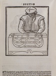 Side fra Musica theorica af Lodovico Fogliani (1475?-1542) (eller Ludovico Foliani) musikteoretiker af Italian School