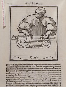 Side fra Musica theorica af Lodovico Fogliani (1475?-1542) (eller Ludovico Foliani) musikteoretiker af Italian School